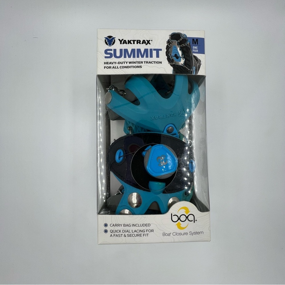 NWT YAKTRAX summit with BOA , size medium